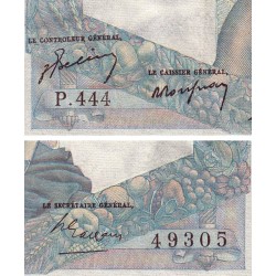 F 41-21 - 27/05/1948 - 1000 francs - Minerve et Hercule - Série P.444 - Etat : TTB+