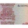 Afrique du Sud - Pick 110b - 1 rand - Série A/769 - 1967 - Etat : NEUF