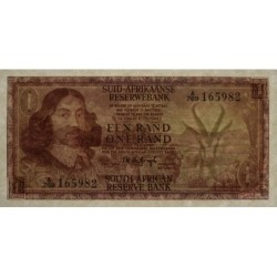 Afrique du Sud - Pick 110b - 1 rand - Série A/769 - 1967 - Etat : NEUF