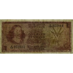 Afrique du Sud - Pick 115a - 1 rand - Série B/236 - 1973 - Etat : TB