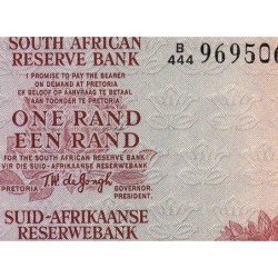 Afrique du Sud - Pick 115b - 1 rand - Série B/444 - 1975 - Etat : NEUF
