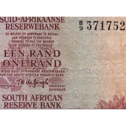 Afrique du Sud - Pick 116a - 1 rand - Série B/9 - 1973 - Etat : TB