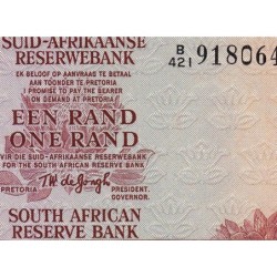 Afrique du Sud - Pick 116b - 1 rand - Série B/421 - 1975 - Etat : pr.NEUF