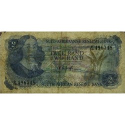 Afrique du Sud - Pick 117a - 2 rand - Série D/36 - 1974 - Etat : TB