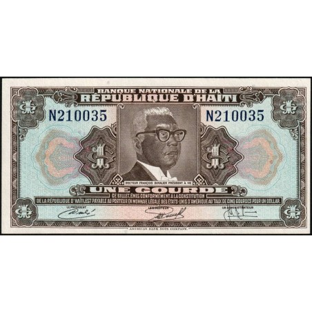 Haïti - Pick 210_1 - 1 gourde - Série N - 22/11/1973 - Etat : NEUF