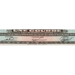 Haïti - Pick 230_2 - 1 gourde - Série G - 17/08/1979 - Etat : NEUF