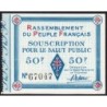 Rassemblement du Peuple Français - Type A-01 - 50 francs - Etat : NEUF