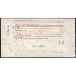 1941 - Loterie Nationale - 15e tranche - 1/10ème - Ailes brisées - Etat : SUP