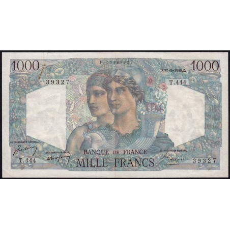 F 41-21 - 27/05/1948 - 1000 francs - Minerve et Hercule - Série T.444 - Etat : TTB+