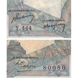 F 41-21 - 27/05/1948 - 1000 francs - Minerve et Hercule - Série Y.444 - Etat : TTB-