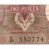Ceylan - Pick 35_6b - 2 rupees - Série E/31 - 07/05/1946 - Etat : TB-