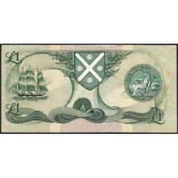 Ecosse - Pick 111f_2 - 1 pound - Série D/64 - 09/11/1984 - Etat : TTB