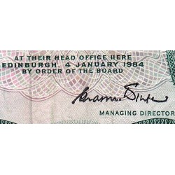 Ecosse - Pick 341b_2 - 1 pound sterling - Série D/5 -04/01/1984 - Etat : TB