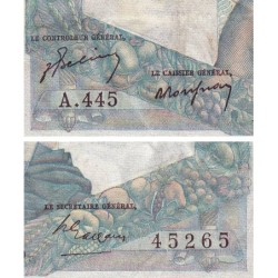 F 41-22 - 15/07/1948 - 1000 francs - Minerve et Hercule - Série A.445 - Etat : TTB