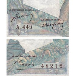 F 41-22 - 15/07/1948 - 1000 francs - Minerve et Hercule - Série A.445 - Etat : TTB+