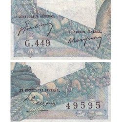 F 41-22 - 15/07/1948 - 1000 francs - Minerve et Hercule - Série G.449 - Etat : TTB+
