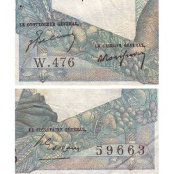 F 41-23 - 26/08/1948 - 1000 francs - Minerve et Hercule - Série W.476 (remplacement) - Etat : TB-