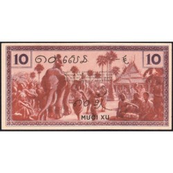 Indochine Française - Pick 85c - 10 cents - Série AD - 1942 - Etat : NEUF