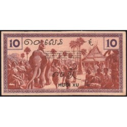 Indochine Française - Pick 85c - 10 cents - Série AF - 1942 - Etat : TTB