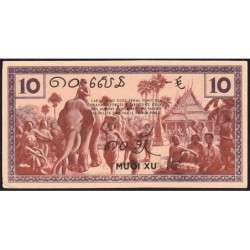 Indochine Française - Pick 85c - 10 cents - Série AF - 1942 - Etat : SPL