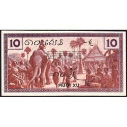 Indochine Française - Pick 85d - 10 cents - Série CC - 1943 - Etat : NEUF