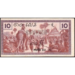 Indochine Française - Pick 85d - 10 cents - Série CK - 1943 - Etat : SUP