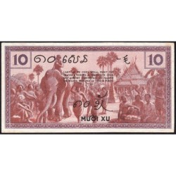 Indochine Française - Pick 85d - 10 cents - Série CK - 1943 - Etat : SUP