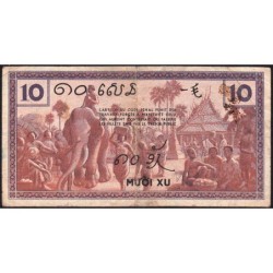 Indochine Française - Pick 85d - 10 cents - Série CL - 1943 - Etat : B