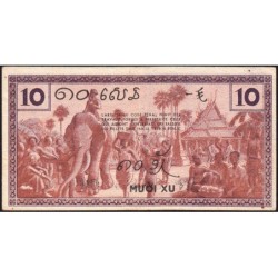 Indochine Française - Pick 85d - 10 cents - Série CM - 1943 - Etat : TTB+
