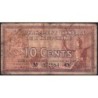 Indochine Française - Pick 85d - 10 cents - Série CV - 1943 - Etat : B