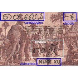 Indochine Française - Pick 85e - 10 cents - Série CR - 1944 - Etat : TB+