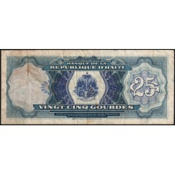 Haïti - Pick 248a - 25 gourdes - Série AU - 1988 - Etat : TB