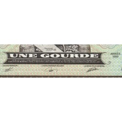 Haïti - Pick 253a_1 - 1 gourde - Série D - 1989 - Etat : NEUF