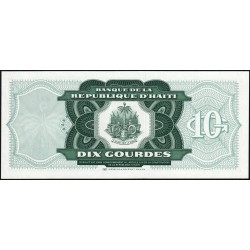 Haïti - Pick 256a - 10 gourdes - Série AR - 1991 - Etat : NEUF
