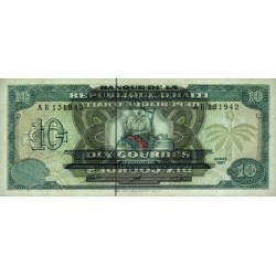 Haïti - Pick 256a - 10 gourdes - Série AR - 1991 - Etat : NEUF
