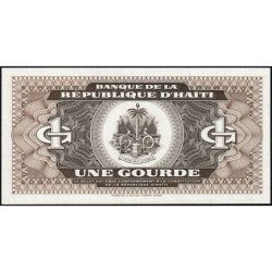 Haïti - Pick 259a_2 - 1 gourde - Série AQ - 1992 - Etat : NEUF
