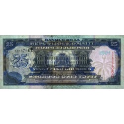 Haïti - Pick 266a_2 - 25 gourdes - Série AS - 2000 - Etat : NEUF