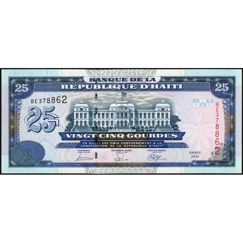 Haïti - Pick 266b - 25 gourdes - Série BE - 2004 - Etat : NEUF