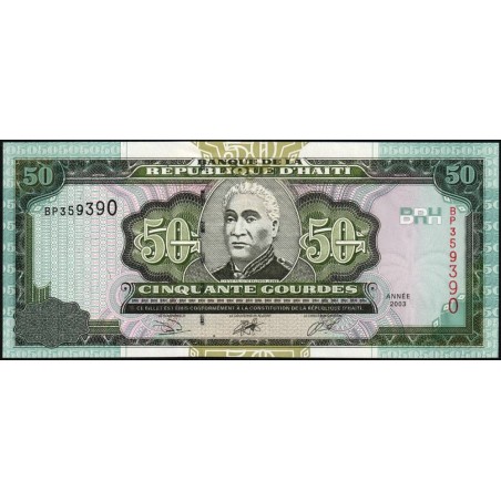 Haïti - Pick 267b - 50 gourdes - Série BP - 2003 - Etat : NEUF