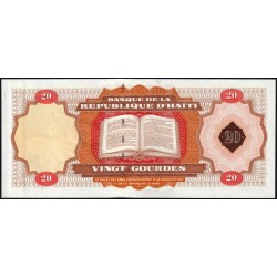 Haïti - Pick 271Aa_2 - 20 gourdes argent - Série AS - 2001 (2007) - Commémoratif - Etat : NEUF