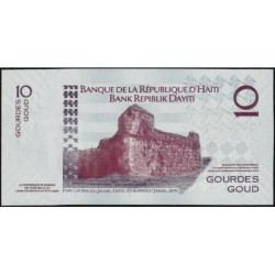 Haïti - Pick 272d - 10 gourdes - Série H - 2010 - Commémoratif - Etat : NEUF