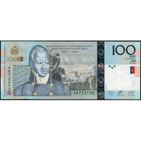 Haïti - Pick 275a - 100 gourdes - Série A - 2004 - Commémoratif - Etat : NEUF