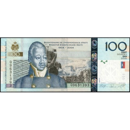 Haïti - Pick 275c - 100 gourdes - Série Q - 2010 - Commémoratif - Etat : NEUF