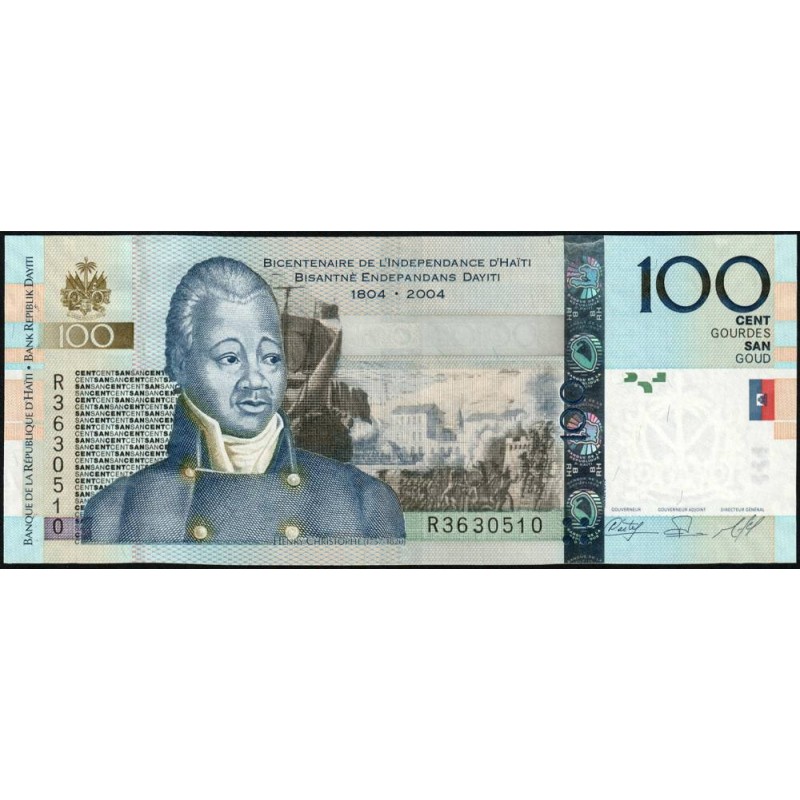 Haïti - Pick 275c - 100 gourdes - Série R - 2010 - Commémoratif - Etat : NEUF