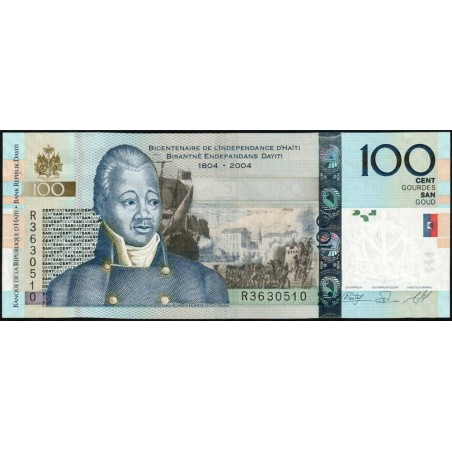 Haïti - Pick 275c - 100 gourdes - Série R - 2010 - Commémoratif - Etat : NEUF