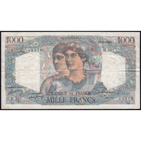 F 41-24 - 02/12/1948 - 1000 francs - Minerve et Hercule - Série L.514 - Etat : TTB-