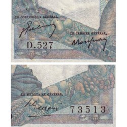 F 41-25 - 17/02/1949 - 1000 francs - Minerve et Hercule - Série D.527 - Etat : TTB+