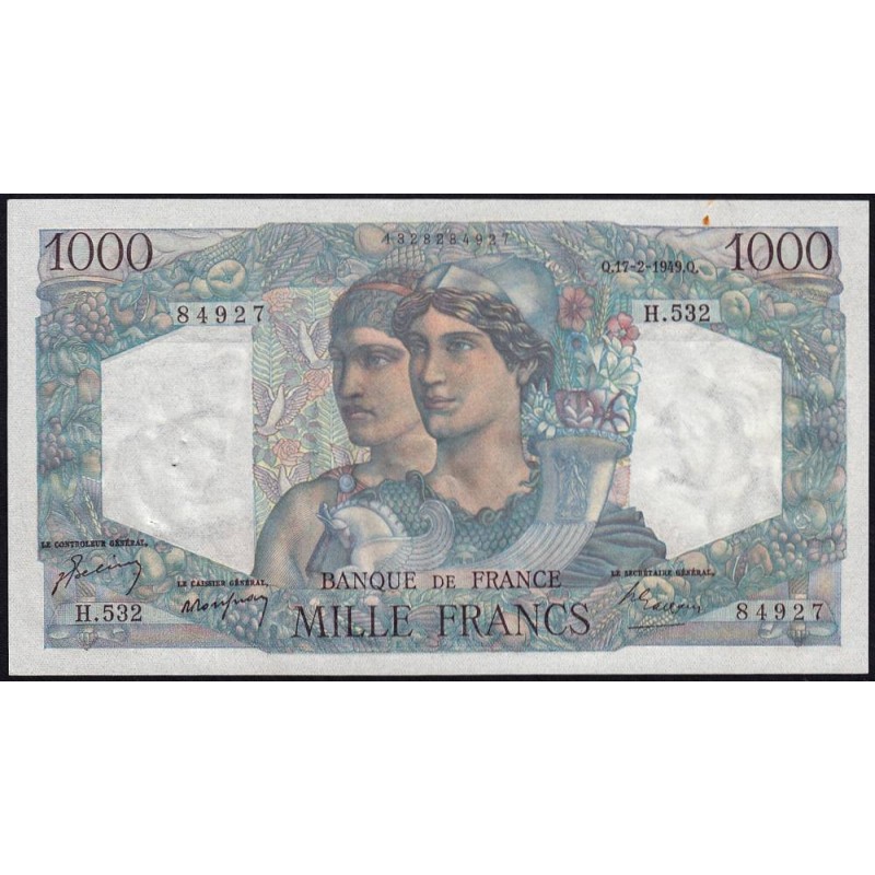 F 41-25 - 17/02/1949 - 1000 francs - Minerve et Hercule - Série H.532 - Etat : SUP