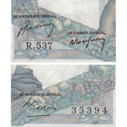 F 41-25 - 17/02/1949 - 1000 francs - Minerve et Hercule - Série R.537 - Etat : TTB-