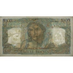 F 41-25 - 17/02/1949 - 1000 francs - Minerve et Hercule - Série R.537 - Etat : TTB-